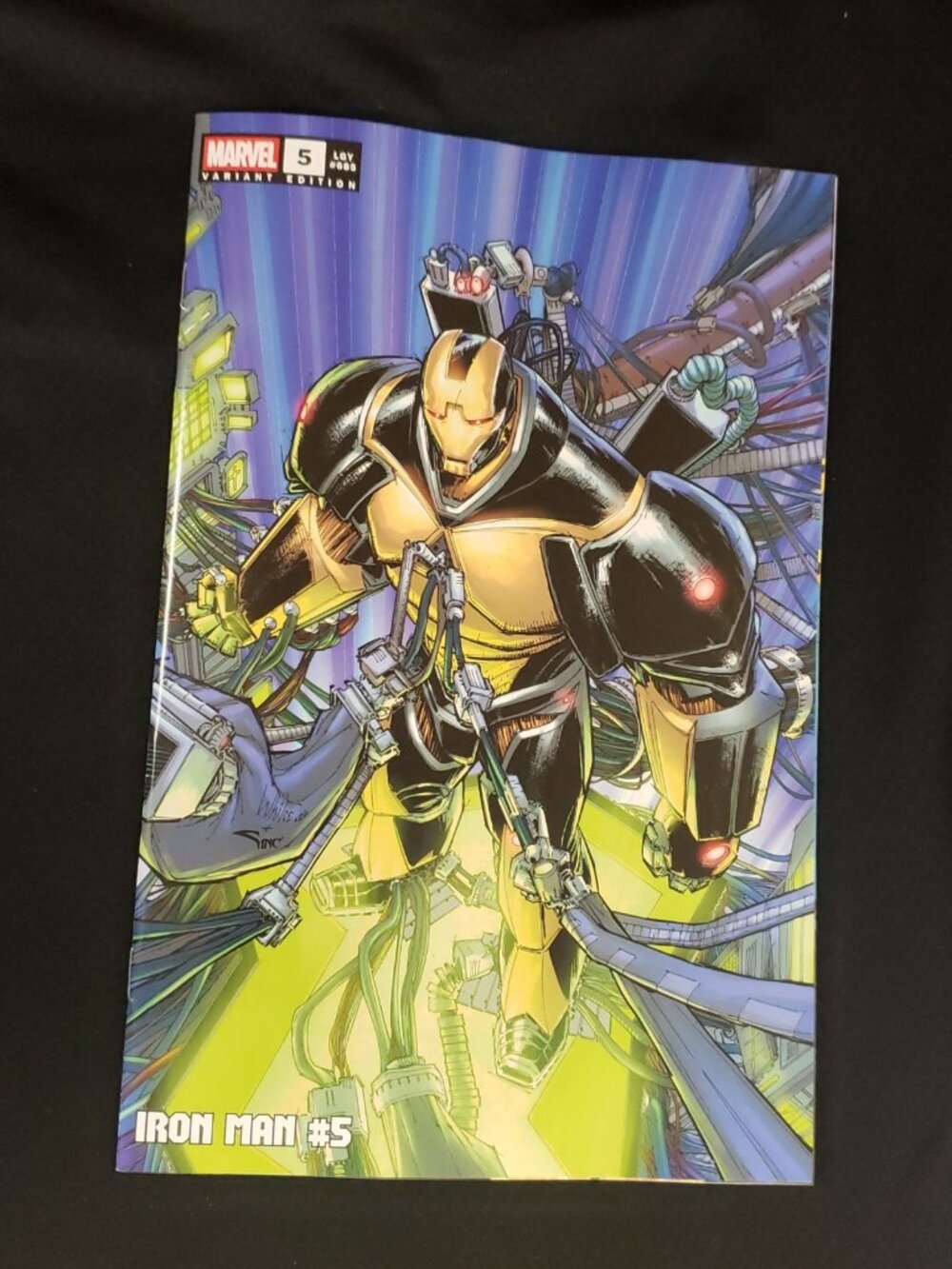 Iron Man #5 Variant Set A-E Magic The Gathering Kevin Glint What If Yu VF NM - Picture 15 of 16